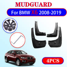 Mudflap for BMW X6 E71 F16 2008~2019 Fender Mud Guard Flap Splash Flaps Mudguards Accessories 2009 2010 2011 2013 2014 2015 2018 2024 - buy cheap