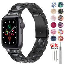 Ремешок резиновый для apple watch 5 band 44 мм, сменный Браслет для iwatch 42 мм Series 5 4 3 2 1, аксессуары для наручных часов 40 мм 2024 - купить недорого
