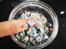 Ultrathin Letter Sequins 4mm PET Paillettes Laser Sequin for Nails Art DIY Crafts Manicure Wedding Christmas Decor Confetti 8g 2024 - buy cheap