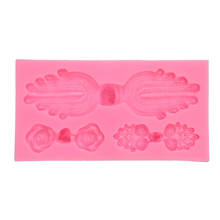 Button Shape Chinese Knot Shape Silicone Mold Manual Sugar Turning Tool Cake Mold 15-1071 2024 - buy cheap