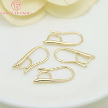12PCS 9x20MM 24K Champagne Gold Color Plated Brass Earrings Hooks High Quality Diy Jewelry Accessories 2024 - buy cheap