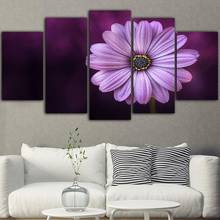 Canvas Paintings Wall Artwork Purple Flower Poster Pictures Aesthetics Prints Home Decor Vintage For Living Room Modular Frame 2024 - buy cheap