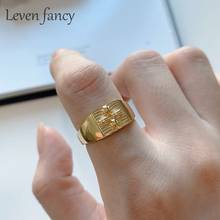 Anillo de Plata de Ley 925 con flor de filigrana, bandas cuadradas doradas, anillo de boda de diseño de Oriente Medio para hombres y mujeres, joyería fina 2024 - compra barato