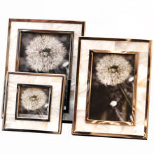 Nordic Photo Frame Metal Gold Shell Creative Interior Accessories Classic Family Photo Frame Picture Home Decoration Gift XK001 2024 - buy cheap