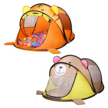 2021Portable Tiger kids' Tent Cartoon Animal Children Play House Outdoors Pop Up Toy Tent Indoor Net Baby Ball Pit Pool Dropship 2024 - buy cheap