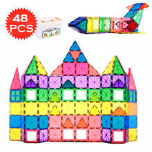 48PCS Big Size Magnetic Building Blocks Designer Set Magnetic Constructor Toys Model & Building Bricks Toys for Children Gift 2024 - buy cheap