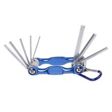 8pcs High Quality Portable Foldable Key Hex Wrench Set Metric System Inner Hexagon Spanner Allen Wrench Screw Repair Tools  2024 - buy cheap