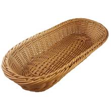 Oval Wicker Woven Basket Bread Basket Serving Basket, 14Inch Storage Basket for Food Fruit Cosmetic Storage Tabletop and Bathroo 2024 - buy cheap