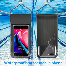 Водонепроницаемый чехол для телефона, Универсальный прозрачный чехол для сотового телефона с функцией поплавка для игр в воде, сумка для телефона DJA88 2024 - купить недорого