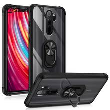 Capa de celular com suporte de armadura para xiaomi redmi note 9 9s pro, à prova de choque com anel magnético, capa anti-queda 2024 - compre barato