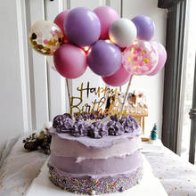 1 conjunto 5 Polegada arco balão bolo toppers para festa de aniversário chuveiro do bebê casamento decorações bolo de cozimento acessórios 2024 - compre barato