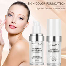 Жидкая основа для макияжа TLM, 30 мл, консилер для жирной кожи, увлажняющий крем, Стойкая база для макияжа, цветная зарядка, TSLM1 2024 - купить недорого