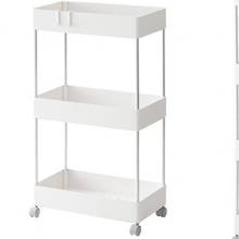 Floor Shelf Multi-storey Receptacle Trolley Kitchen Bedroom Bathroom Mobile Storage Shelf 66070 2024 - buy cheap