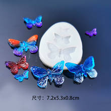 1PC butterfly DIY Transparent UV Resin epoxy Silicone Combination Molds for DIY Making Finding Accessories Jewelry 2024 - buy cheap