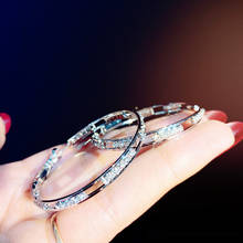 European And American Fashion Geometric Circle Earrings Female Allergy Earrings Fashion Lady Gift Selection 2024 - buy cheap