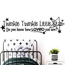 Funny quotes little star Wall Sticker Self Adhesive Vinyl Waterproof Wall Art Decal For Kids Rooms Home Decoration Wall Stickers 2024 - buy cheap