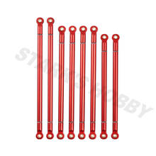 8-Piece Set RC Car Aluminum Alloy Link Rod 313mm Wheelbase for 1/10 RC Crawler Axial SCX10 90046 90047 RGT 86100 2024 - buy cheap