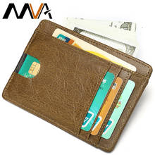Cards Holder Case Wallets For Card Slim Wallet Leather Credit Card Wallet Genuine Leather Cards Holder Business Unisex New  8338 2024 - buy cheap