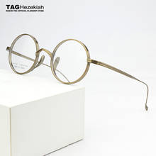 2020 Brand Round Titanium Glasses Frame Men Prescription Eyeglasses Vintage Myopia Optical Spectacles retro Eye Glasses women 2024 - buy cheap