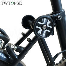 TWTOPSE Bike British Flag Easy Wheel For Brompton Folding Bike Bicycle Titanium Bolt Easywheel CNC AL7075 For 3SIXTY PIKES Bike 2024 - buy cheap