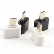 2 шт. Стильный Мини OTG USB кабель OTG адаптер Micro USB к USB конвертер для планшетного ПК Android 2024 - купить недорого