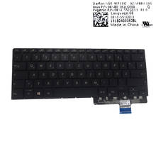 Teclado de substituição para asus zenbook pro 14 ux450fd ux450 fdx, teclado retroiluminado original 0knb0 262lge00 2024 - compre barato