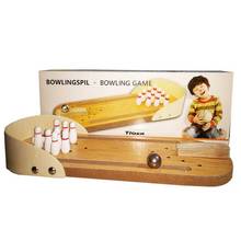 Miniature Desktop Bowling Game Wooden for Kids Adults Family Educational Fun Sports Ball Board Game Interesting Indoor Dropship 2024 - buy cheap