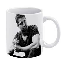 Taza blanca de Gerard Butler de 11oz, tazas divertidas de cerámica para café, té, leche, Gerard Butler 2024 - compra barato