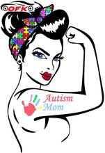 Car Stickers Decor Motorcycle Decals Autism Mom Proud Decorative Accessories Creative Sunscreen Waterproof PVC,15cm*11cm 2024 - buy cheap