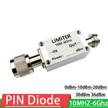 10M-6Ghz ограничитель N-типа PIN Диод RF PIN ограничитель 0 дБм 10 дБм 20 дБм 30 дБм 36 дБм для ресивера с короткой волной 2024 - купить недорого