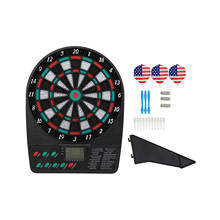 Conjunto de jogo de dardos eletrônicos dartboard, display lcd, ponta automática, placa de dardo, marcação de festa em casa, bar, jogos de entretenimento 2024 - compre barato