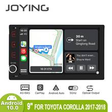 9 "Android автомобильный Радио мультимедийный плеер для Toyota Corolla/Tacoma/Auris/Fortuner 2017-2019 GPS навигация Carplay DSP SPDIF WiFi 2024 - купить недорого