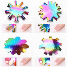 Pro Colorful-cortador de uñas francés, línea en V, punta en forma de almendra, cortador de bordes de manicura, acrílico, rosa, blanco 2024 - compra barato