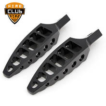 Motorcycle  Footrests Foot Pegs Black CNC 45 Degrees Male-MountFor Harley Sportster 883 1200 Dyna Softail Touring 1993-2015 2016 2024 - buy cheap