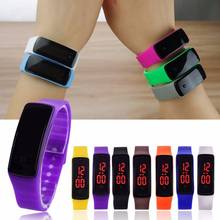 2019 Fashion Men Women Casual Sports Bracelet Watches LED Electronic Digital Candy Color Silicone Watch for ladies Kids montre 2024 - buy cheap