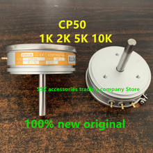 Potenciómetro de plástico conductor de precisión, sensor de desplazamiento angular CP50, 1K, 2K, 5K, 10K, original 2024 - compra barato