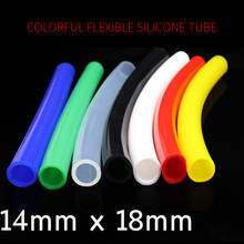 Colorful Flexible Silicone Tube ID 14mm x 18mm OD Food Grade Non-toxic Drink Water Rubber Hose Milk Beer Soft Pipe Connector 2024 - buy cheap