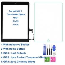 New For iPad Air 1 iPad 5 A1474 A1476 A1475 Touch Screen Digitizer and Home Button Front Glass Display Touch Panel Replacement 2024 - buy cheap