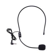 Universal Wired Headset Microphone for Tour Guide Teaching Lecture Portable 3.5mm Jack Condenser Mic For Loudspeaker 2024 - buy cheap