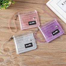 Transparent  Purse Pvc Clear Jelly Bag Cute Mini Money Wallet Card Holder Clear Wallet Ladies Purse Wallet Jelly Card Holder 2024 - buy cheap