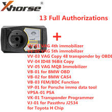 Programador chave original do comandante de xhorse v6.7.0 vvdi2 para audi/para bmw/para p-o-r-s-che 13 autorização completa com 96bit 48-clone 2024 - compre barato