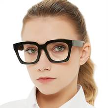 Oversized Reading Glasses Women Retro Eyeglasses Reading Transparent Hyperopia Reader Eyewear Frames +1.5 +2.5 oculosOCCI CHIARI 2024 - buy cheap