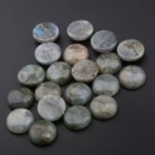 10pcs Natural Stone Flash Labradorite Cabochon Beads Round Shape Loose Beads for Jewelry Making DIY Ring Earrings Accessories 2024 - buy cheap