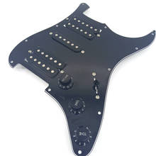 3-Ply 11 Holes HSH Prewired Plate Loaded Pickguard for Fender Strat Guitar Replacement Repair Tool Parts 2024 - buy cheap