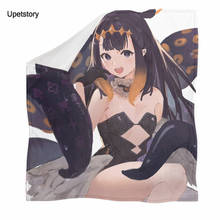 Upetstory Anime Hololive EN Gawr Gura Ninomae Ina’nis 3D Printed Fleece Blanket Bed Thick Quilt Bedspread Sherpa Throw Blanket 2024 - buy cheap