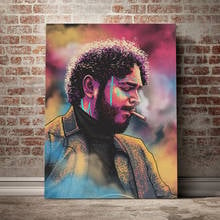 Post Malone Canvas Painting wall Art Pictures decor Living room Study Home Bedroom Decoration Prints Animation Poster 2024 - buy cheap