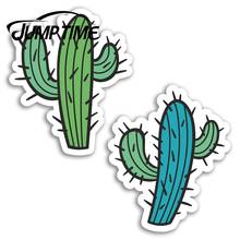 Jump Time for Cactus Vinyl Stickers Mexican Sticker Laptop Luggage Travel Waterproof Accessories Car Bumper Window Decal 2024 - buy cheap