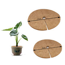 Coconut Fibers Mulch Ring Tree Disc Plant Cover Planter Disc Tree Protector Mat For Indoors Outdoors Plants Pot Needle Pad 2024 - buy cheap