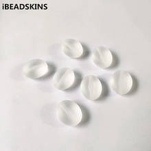 New arrival! 20x16mm 240pcs Clear acrylic Frosted oval shape beads for Necklace,Earrings parts,hand Made Jewelry DIY 2024 - compre barato