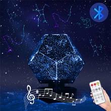 Star Sky Projector LED Magic Night Light Music Bluetooth Galaxy Starry Sky Projection Lamp Planetarium Astro Starlight Kids Gift 2022 - buy cheap